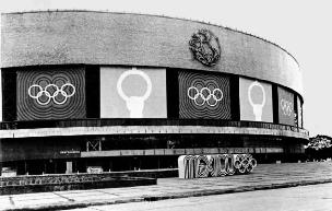 Auditorio Nacional durante los Juegos Ol�mpicos M�xico 1968. ID388, COI�, 1968